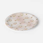 熱気球ベビーシャワー ペーパープレート (アングル)