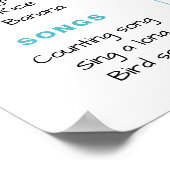 熱気球ボーイファースト誕生日マイルストーン ポスター (角)