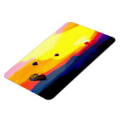 熱気球ポスタースタイル磁石 マグネット (左側)