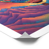 熱気球ポスター ポスター (角)