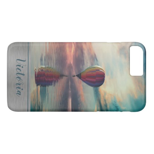 熱気球モノグラム Case-Mate iPhoneケース (裏面(横))