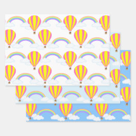 熱気球ラッピング紙シート ラッピングペーパーシート