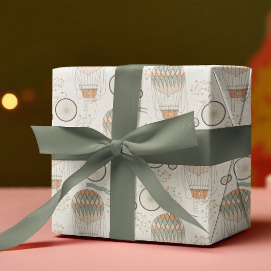 熱気球ラッピング紙シート ラッピングペーパーシート