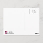 熱気球ヴィンテージフローラ葉書 ポストカード (裏面)