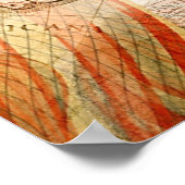 熱気球ヴィンテージ ポスター (角)