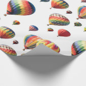 熱気球乗りの包装紙 ラッピングペーパー (角)