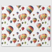 熱気球乗りの包装紙 ラッピングペーパー (フラット)