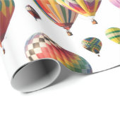 熱気球乗りの包装紙 ラッピングペーパー (ロールコーナー)