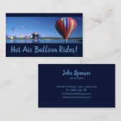 熱気球乗り物サービス名刺 名刺 (正面/裏面)