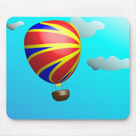 熱気球乗り マウスパッド (正面)