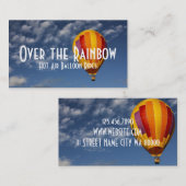 熱気球乗り 名刺 (正面/裏面)