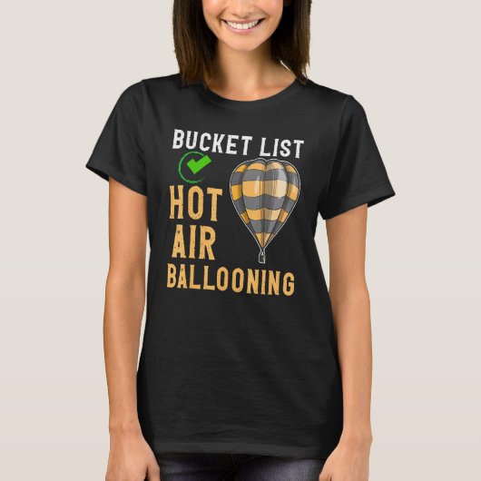 熱気球乗用熱気球 Tシャツ (正面)