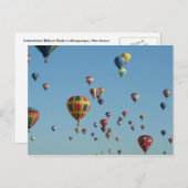 熱気球充填スカイポストカード ポストカード (正面/裏面)