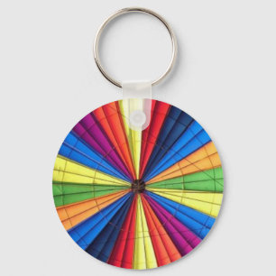 熱気球内のキーチェーン キーホルダー