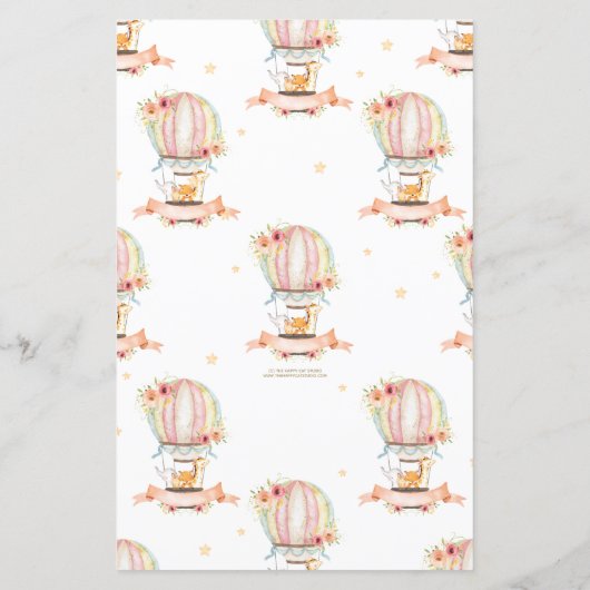 熱気球動物赤ちゃんシャワービンゴゲーム (裏面)