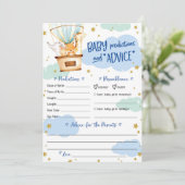 熱気球動物 招待状 (スタンド正面)