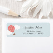 熱気球差出人住所ラベル ラベル (インサイチュ)