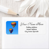 熱気球差出人住所 ラベル (インサイチュ)