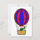 熱気球招待状 招待状 (正面)