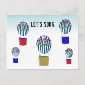 熱気球旅行 ポストカード (正面)