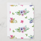 熱気球最初のバースデーパーティ招待状 招待状 (裏面)