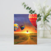 熱気球画像 ポストカード (スタンド正面)