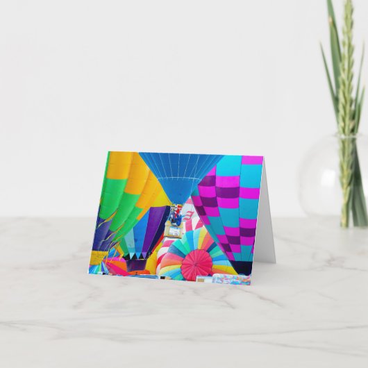 熱気球眼鏡 カード (正面)