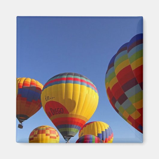 熱気球磁石 マグネット (正面)