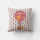 熱気球花 クッション (裏面)