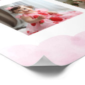 熱気球誕生日12フォトマイルストーンポスター ポスター (角)