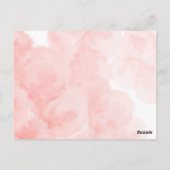 熱気球赤ちゃんシャワー推測用ゲーム葉書 ポストカード (裏面)