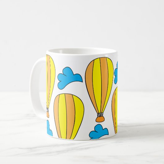 熱気球雲熱気球 コーヒーマグカップ (正面左)