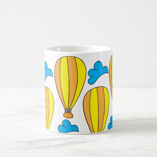 熱気球雲熱気球 コーヒーマグカップ (中央)