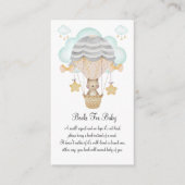 熱気球青本ベビー エンクロージャーカード (正面)