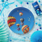 熱気球青空 ペーパープレート (パーティー)