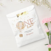 熱気球1歳の誕生日サンキュー フェイバーバッグ (封をした状態)