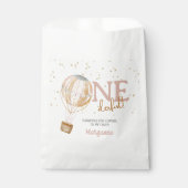 熱気球1歳の誕生日サンキュー フェイバーバッグ (正面)