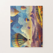 熱気球2簡単ブレインアートパズル写真Puz ジグソーパズル (縦)