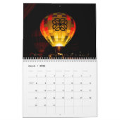 熱気球2026 カレンダー (3月 2026)