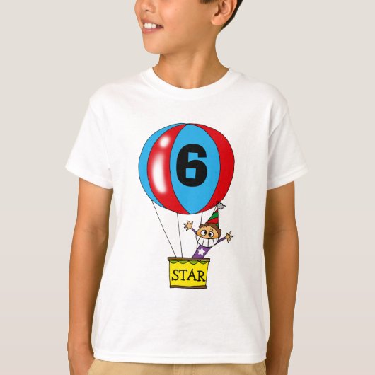 熱気球6th誕生日パーティー tシャツ (正面)