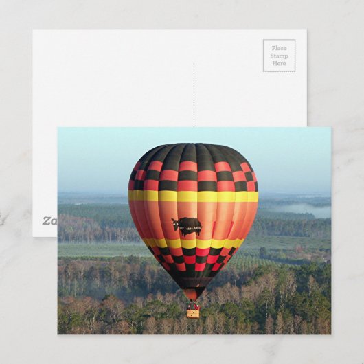 熱気球9 ポストカード (正面/裏面)