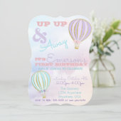 熱気球、アップ&バースデー遠くに 招待状 (スタンド正面)