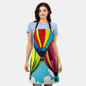 熱気球 エプロン (着用した状態)