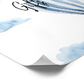 熱気球 – カードとギフト ポスター (角)