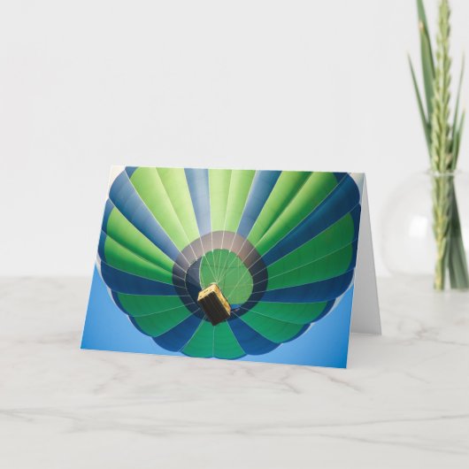 熱気球 カード (正面)