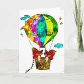 熱気球 カード (正面)