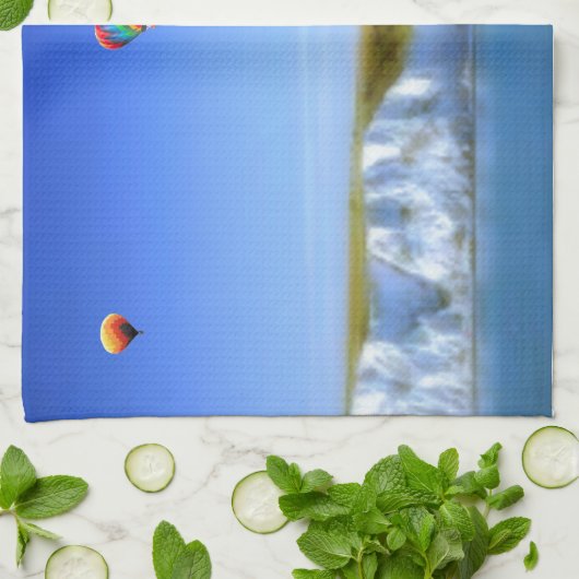 熱気球 キッチンタオル (折り畳み)