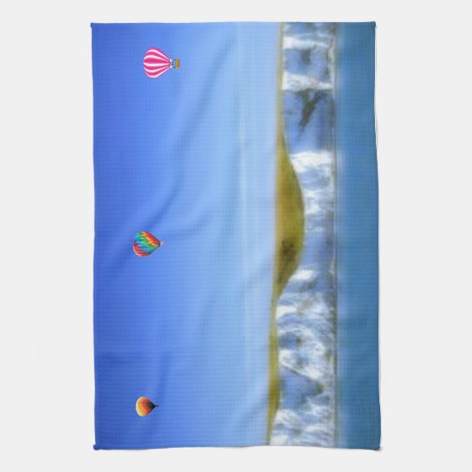熱気球 キッチンタオル (縦)