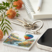 熱気球 キーホルダー (正面右)