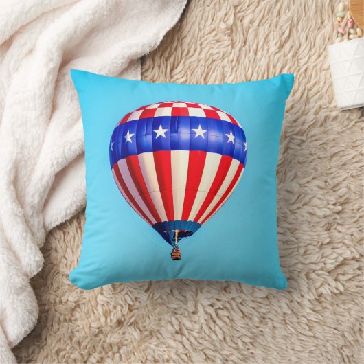 熱気球 クッション (ブランケット)